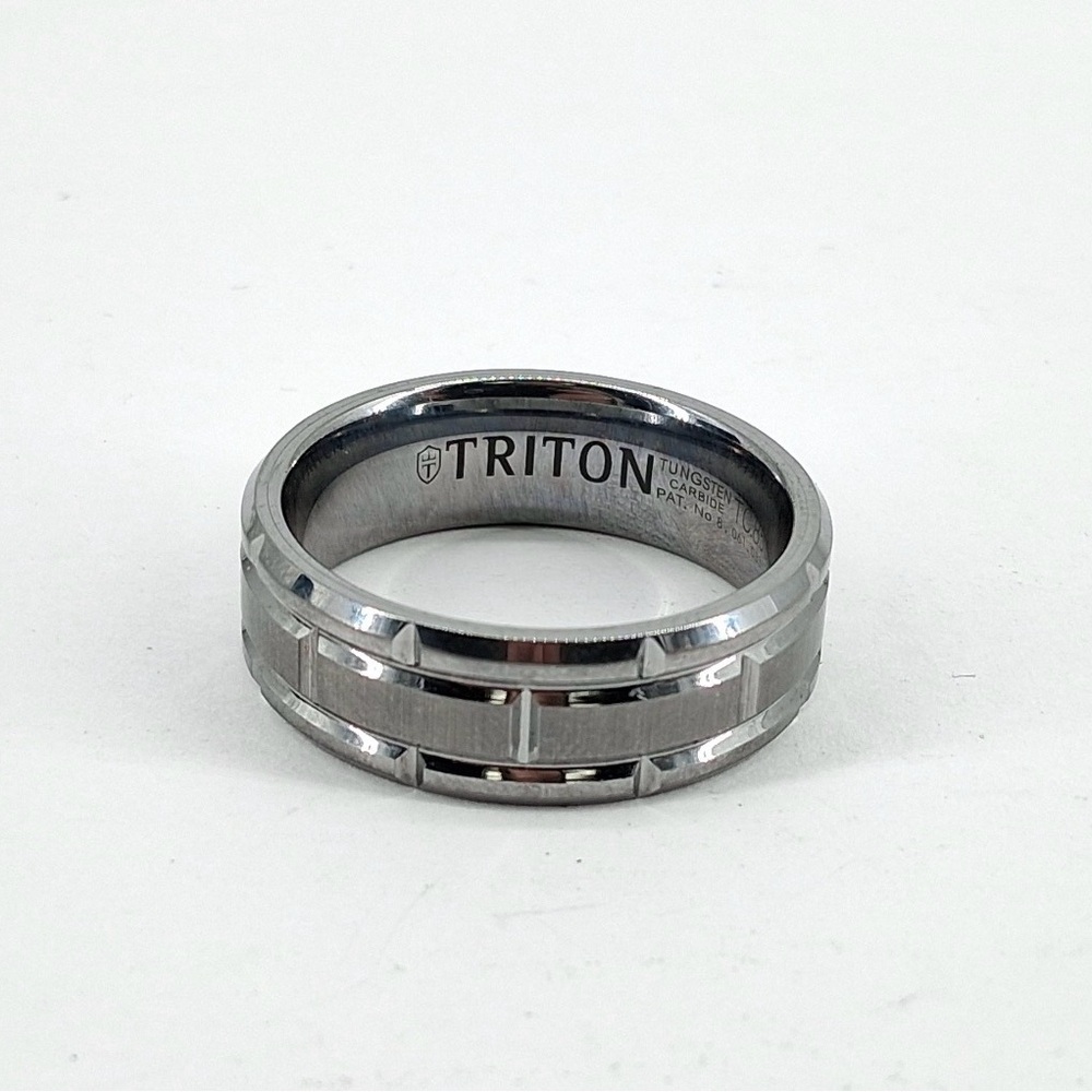 Silver Tungsten Men's Ring
